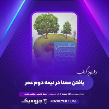 دانلود کتاب یافتن معنا در نیمه دوم عمر جیمز هالیس مرتضی نظری (PDF)