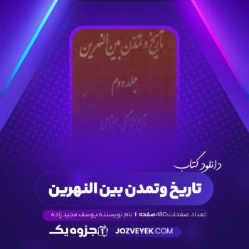 دانلود کتاب تاریخ و تمدن بین النهرین جلد ۲ یوسف مجیدزاده (PDF)