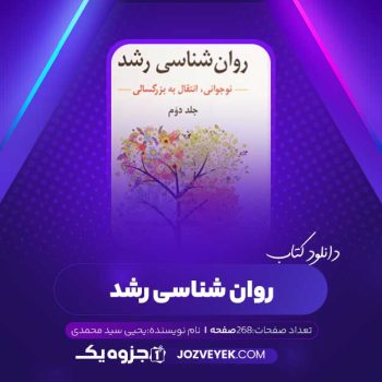 دانلود کتاب روانشناسی رشد جلد دوم یحیی سید محمدی (PDF)